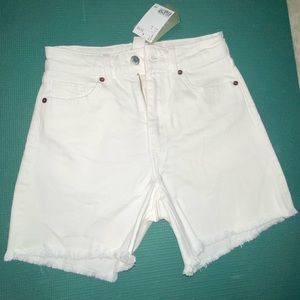 White shorts from H&M brand new never worn out